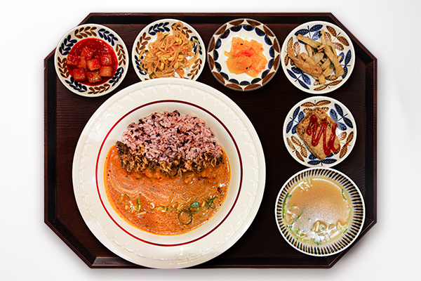 버터치킨카레 반상